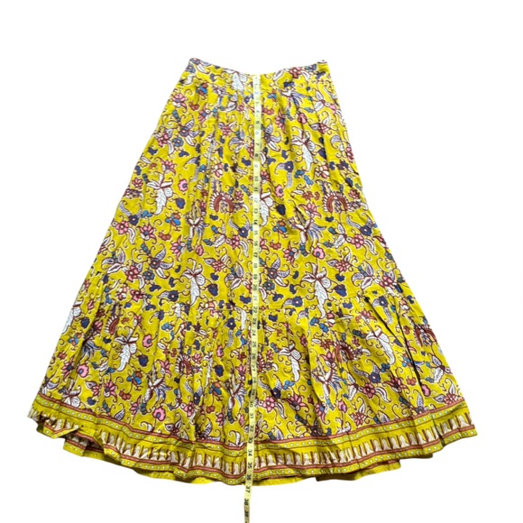 NWT Cleobella Charlene Mixed Print Organic Cotton Voile Maxi Skirt size medium. - Picture 7 of 12
